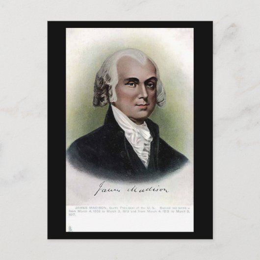 Ancienne carte postale - Le président américain Ja (Devant)