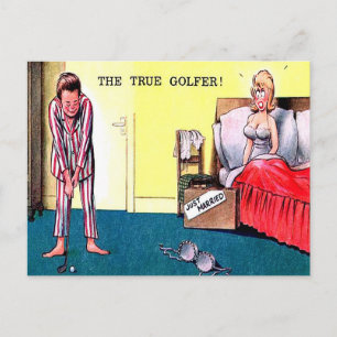 Ancienne Carte Postale - Le Vrai Golfer