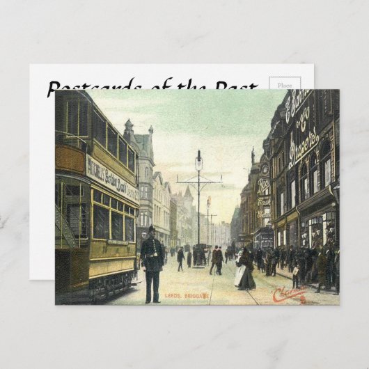 Ancienne carte postale - Leeds, Yorkshire (Devant / Derrière)