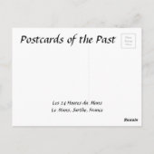 Ancienne carte postale - Les 24 Heures du Mans (Dos)