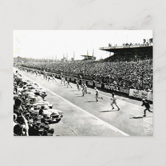Ancienne carte postale - Les 24 Heures du Mans (Devant)
