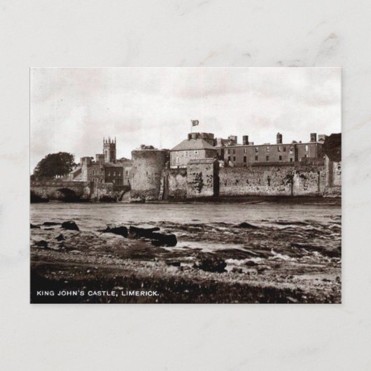 Ancienne carte postale - Limerick, Irlande (Devant)