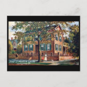 Ancienne carte postale - Lincoln's House, Springfi (Devant)