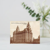 Ancienne carte postale - Liverpool (Debout devant)