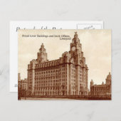 Ancienne carte postale - Liverpool (Devant / Derrière)