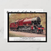 Ancienne Carte Postale - LMS Locomotive 6100 "Roya (Devant / Derrière)