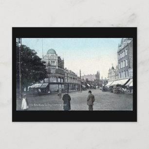 Ancienne carte postale, Londres, Ealing Broadway