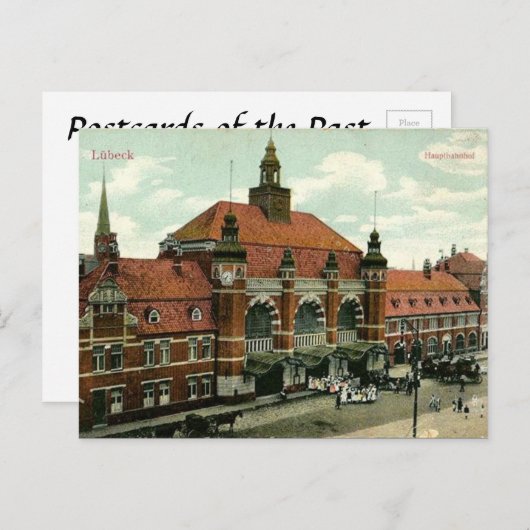 Ancienne carte postale - Lübeck, Allemagne (Devant / Derrière)
