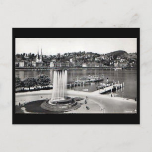 Ancienne carte postale - Lucerne, Suisse