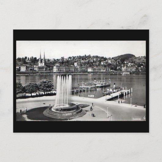 Ancienne carte postale - Lucerne, Suisse (Devant)