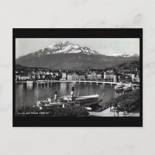 Ancienne carte postale - Lucerne, Suisse (Devant)