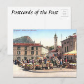 Ancienne carte postale - Lugano, Suisse (Devant / Derrière)