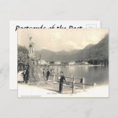 Ancienne carte postale - Lugano, Suisse (Devant / Derrière)