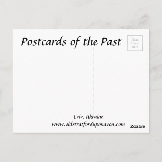 Ancienne carte postale - Lviv, Ukraine (Dos)