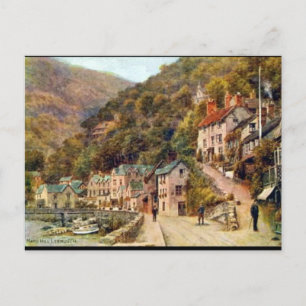 Ancienne carte postale - Lynmouth, Devon