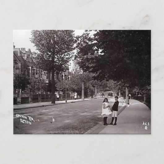 Ancienne carte postale - Lynton Rd, Acton, Londres (Devant)