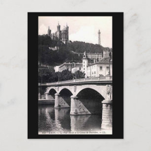 Ancienne carte postale - Lyon, Pont Tilsitt
