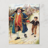 Ancienne carte postale - M. Bumble et Oliver (Devant)