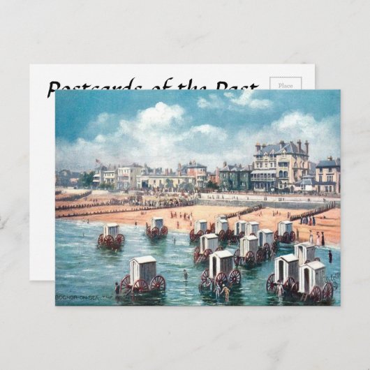 Ancienne carte postale - Machines à laver à Bognor (Devant / Derrière)