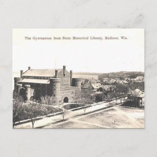 Ancienne carte postale - Madison, Wisconsin, USA