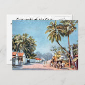 Ancienne carte postale - Madras (Chennai), Inde (Devant / Derrière)