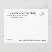 Ancienne carte postale - Madras (Chennai), Inde (Dos)