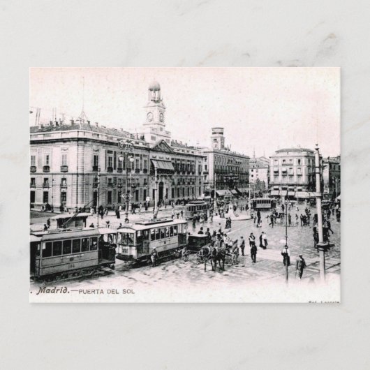 Ancienne carte postale - Madrid, Espagne (Devant)