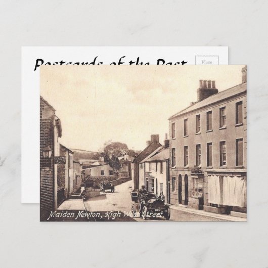 Ancienne carte postale - Maiden Newton, Dorset (Devant / Derrière)