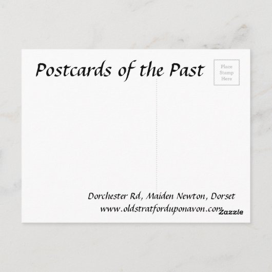 Ancienne carte postale - Maiden Newton, Dorset (Dos)