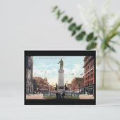 Ancienne carte postale - Main St, Salt Lake City,  (Debout devant)