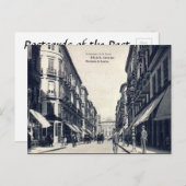 Ancienne carte postale - Malaga, Espagne (Devant / Derrière)