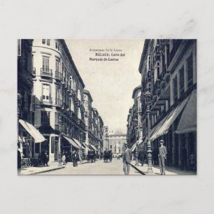 Ancienne carte postale - Malaga, Espagne