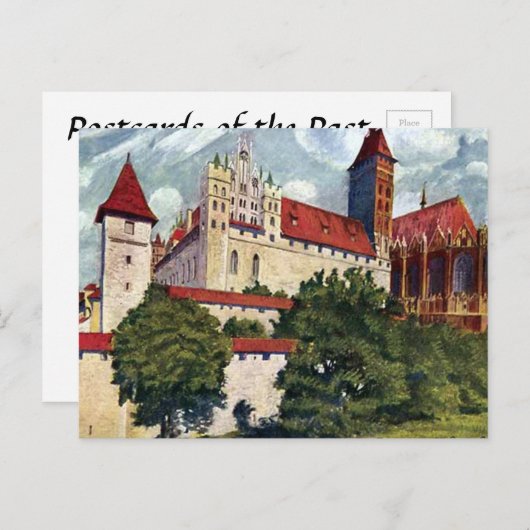 Ancienne carte postale - Malbork/Marienburg, Polog (Devant / Derrière)