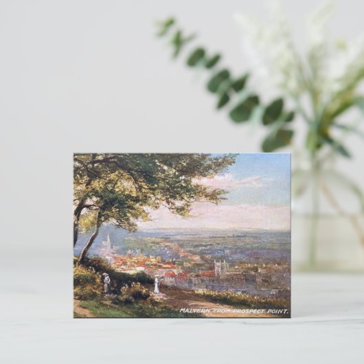 Ancienne carte postale - Malvern, Worcestershire (Debout devant)