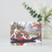 Ancienne carte postale - Marie Corelli - Stratford (Debout devant)