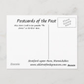 Ancienne carte postale - Marie Corelli - Stratford (Dos)