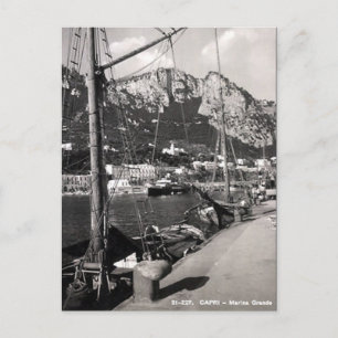 Ancienne carte postale - Marina Grande, Capri, Ita