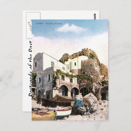 Ancienne carte postale - Marina Piccola, Capri, It (Devant / Derrière)