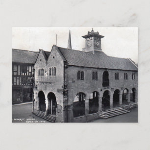 Ancienne carte postale - Market House, Ross-on-Wye