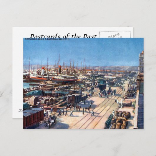 Ancienne carte postale - Marseille (Devant / Derrière)