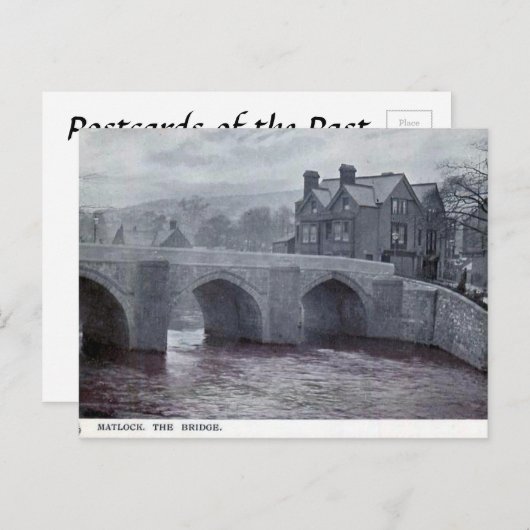 Ancienne carte postale - Matlock, Derbyshire (Devant / Derrière)