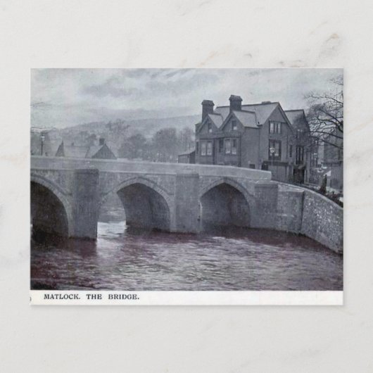 Ancienne carte postale - Matlock, Derbyshire (Devant)