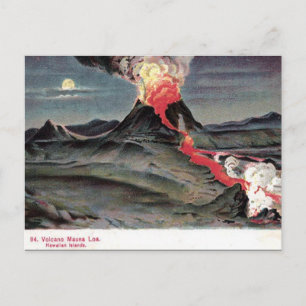 Ancienne carte postale - Mauna Loa, Iles Hawaiienn