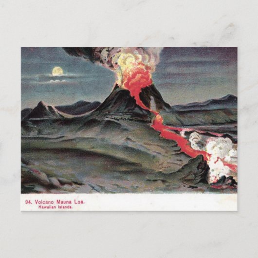 Ancienne carte postale - Mauna Loa, Iles Hawaiienn (Devant)