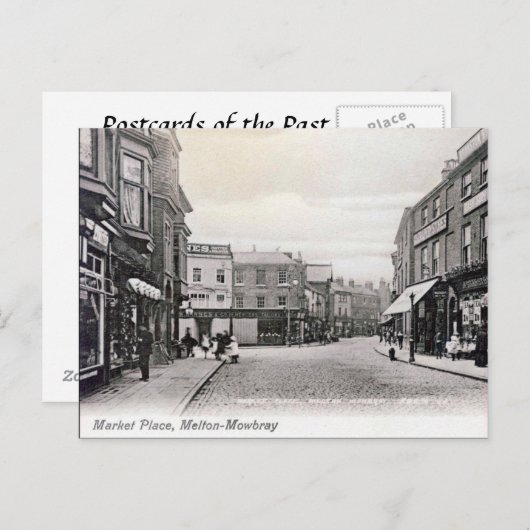Ancienne carte postale - Melton Mowbray, Leicester (Devant / Derrière)