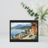 Ancienne carte postale - Menton, France (Debout devant)