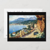 Ancienne carte postale - Menton, France (Devant / Derrière)