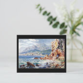 Ancienne carte postale - Menton, France (Debout devant)