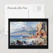 Ancienne carte postale - Menton, France (Devant / Derrière)