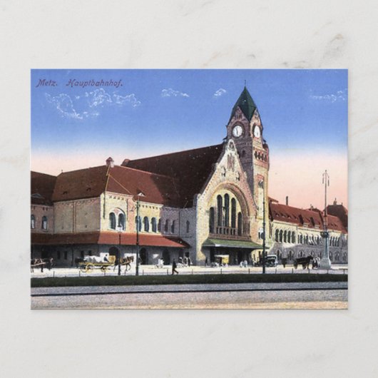 Ancienne carte postale - Metz, France (Devant)